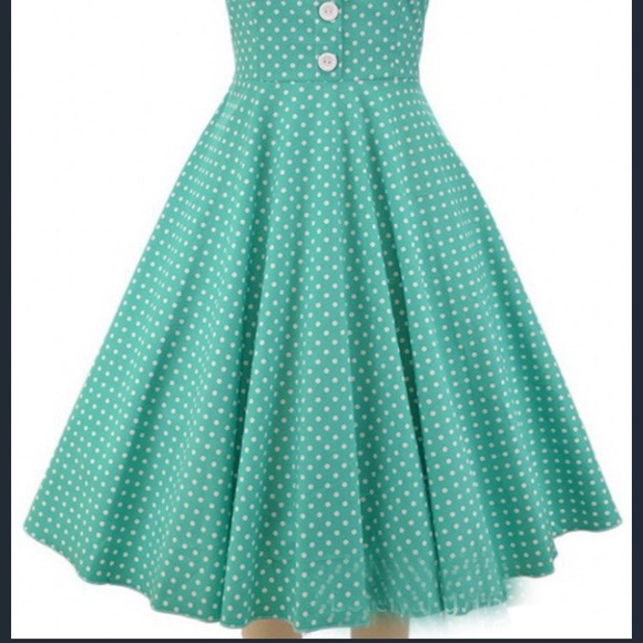 Polka dot vintage style dress - Picture 3 of 5